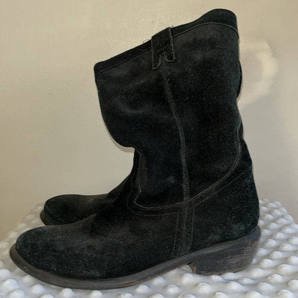 Aldo 1” heel mid-calf cowboy boots - Picture 2 of 5